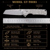 Titanium alloy Folding Knife M390 Blade Outdoor Hunting EDC Pocket Knife for Men Gift GT-T0081 Titanium alloy Folding Knife M390 Blade Outdoor Hunting EDC Pocket Knife for Men Gift GT-T0081