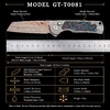 Tunafire Knife GT-T0081 Outdoor EDC Folding Knife Camping Hiking Fishing Cutter Tool Tunafire Knife GT-T0081 Outdoor EDC Folding Knife Camping Hiking Fishing Cutter Tool