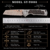Tunafire Knife GT-T0081 Outdoor EDC Folding Knife Camping Hiking Fishing Cutter Tool Tunafire Knife GT-T0081 Outdoor EDC Folding Knife Camping Hiking Fishing Cutter Tool
