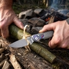 Tunafire GT-T0082 Knives| 3.15''|M390 Button Lock Folding Knife, Titanium Handle with Zirconium Inlay, Stonewashed Pocket Knife for EDC Tunafire GT-T0082 Knives| 3.15''|M390 Button Lock Folding Knife, Titanium Handle with Zirconium Inlay, Stonewashed Pocket Knife for EDC