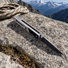 Tunafire GT-T0082 Knives| 3.15''|M390 Button Lock Folding Knife, Titanium Handle with Zirconium Inlay, Stonewashed Pocket Knife for EDC Tunafire GT-T0082 Knives| 3.15''|M390 Button Lock Folding Knife, Titanium Handle with Zirconium Inlay, Stonewashed Pocket Knife for EDC
