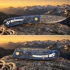 GT-DM044-2 VG10 Copper Damascus Folding Knife Carbon Fiber Handle Ball Bearing EDC Pocket Knife 58-59HRC GT-DM044-2 VG10 Copper Damascus Folding Knife Carbon Fiber Handle Ball Bearing EDC Pocket Knife 58-59HRC