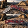 GT-DM044-2 VG10 Copper Damascus Folding Knife Carbon Fiber Handle Ball Bearing EDC Pocket Knife 58-59HRC GT-DM044-2 VG10 Copper Damascus Folding Knife Carbon Fiber Handle Ball Bearing EDC Pocket Knife 58-59HRC