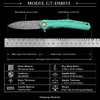 GT-DM055 Damascus folding knife with colorful G10 handle, 58-60HRC sharp hardness, lightweight 87g portable EDC pocket knife for daily carry, camping & outdoor use, comes with gift black box. GT-DM055 Damascus folding knife with colorful G10 handle, 58-60HRC sharp hardness, lightweight 87g portable EDC pocket knife for daily carry, camping & outdoor use, comes with gift black box.