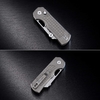 Mini folding utility knife Carbon steel Blade Titanium alloy Handle Outdoor EDC Tool Mini folding utility knife Carbon steel Blade Titanium alloy Handle Outdoor EDC Tool