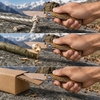 GT-DM035-2 Folding Pocket Knife Copper Damascus Blade VG10 Steel Core G10 Handle Knife EDC Outdoor Survival Tools