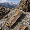 GT-DM035-2 Folding Pocket Knife Copper Damascus Blade VG10 Steel Core G10 Handle Knife EDC Outdoor Survival Tools