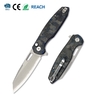 Blue Carbon Fiber Button Lock Folding Knife Triple Steel 60HRC EDC Pocket Knife GT-T0044-6 Blue Carbon Fiber Button Lock Folding Knife Triple Steel 60HRC EDC Pocket Knife GT-T0044-6