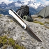 Tunafire Knife 3.19" Copper Damascus Folding Knife VG10 Core Bull Bone Handle Ball Bearing EDC Pocket Knife GT-DM035