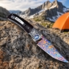 GT-DM054 Folding Pocket Knife Rosewood Handle damascus collection knife edc camping pocket tool