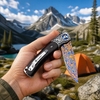 GT-DM054 Folding Pocket Knife Rosewood Handle damascus collection knife edc camping pocket tool