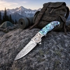 Tunafire knife Premium Damascus Steel Pocket Folding Knife GT-DC377 Ball Bearing for Collection & EDC Tunafire knife Premium Damascus Steel Pocket Folding Knife GT-DC377 Ball Bearing for Collection & EDC