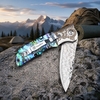 Tunafire knife Premium Damascus Steel Pocket Folding Knife GT-DC377 Ball Bearing for Collection & EDC Tunafire knife Premium Damascus Steel Pocket Folding Knife GT-DC377 Ball Bearing for Collection & EDC