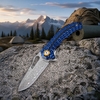 GT-DM021 compact Damascus folding knife with stylish two-tone G10 handle, smooth ball bearing pivot & 59-60HRC sharp blade. 110g lightweight mini EDC knife for daily carry, camping & collection, retail black gift box included. GT-DM021 compact Damascus folding knife with stylish two-tone G10 handle, smooth ball bearing pivot & 59-60HRC sharp blade. 110g lightweight mini EDC knife for daily carry, camping & collection, retail black gift box included.