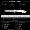76 Layers Damascus Steel Pocket Knife GT-DM014, Ball Bearing Opening Decorative Folding Knife Tunafire