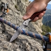 Tunafire GT-DM014 Damascus Folding Pocket Knife, 59-60HRC Sharp Blade, Steel Head Rosewood Handle EDC Tool Tunafire GT-DM014 Damascus Folding Pocket Knife, 59-60HRC Sharp Blade, Steel Head Rosewood Handle EDC Tool