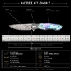 GT-DM017 76-Layer Damascus Folding Knife, Engraved Bolster & Colored BeadsHandle Ball Bearing EDC Pocket Knife GT-DM017 76-Layer Damascus Folding Knife, Engraved Bolster & Colored BeadsHandle Ball Bearing EDC Pocket Knife