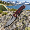 Ball Bearing Folding Pocket Knife GT-DM027, 58-59HRC Damascus Steel EDC Knife Tunafire