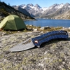 Tunafire Knife Damascus steel Blade Flipper Knife G10 Handle Hiking Camping Pocket Knife Fishing Cutter Tools GT-DM027 Tunafire Knife Damascus steel Blade Flipper Knife G10 Handle Hiking Camping Pocket Knife Fishing Cutter Tools GT-DM027