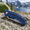 Tunafire Knife Damascus steel Blade Flipper Knife G10 Handle Hiking Camping Pocket Knife Fishing Cutter Tools GT-DM027 Tunafire Knife Damascus steel Blade Flipper Knife G10 Handle Hiking Camping Pocket Knife Fishing Cutter Tools GT-DM027