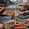 8CR13MOV Stonewash Folding Knife G10 Handle Ball Bearing EDC Pocket Knife GT-T0057