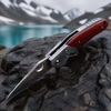 59-60HRC Damascus EDC Knife 76 Layer VG10 Core Natural Sandalwood Handle Everyday Carry Knife Tunafire