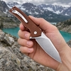 Tunafire Knife Outdoor Survival EDC Flipper Knife Button lock g10 Handle Steel Knife GT-DM018