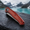 Tunafire Knife VG-10 Core Damascus Folding Knife GT-K4020, Ball Bearing EDC Knife with Dalbergia Handle Tunafire Knife VG-10 Core Damascus Folding Knife GT-K4020, Ball Bearing EDC Knife with Dalbergia Handle