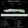 VG10 Steel EDC Folding Pocket Knife GT-T0074-2, Stonewashed Anodized Flame Titanium Handle Tunafire Knife VG10 Steel EDC Folding Pocket Knife GT-T0074-2, Stonewashed Anodized Flame Titanium Handle Tunafire Knife