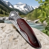 Everyday Carry Damascus Pocket Knife GT-DM017, Ball Bearing Mechanism & Solid Rosewood Handle Folding Knife Tuanfire Everyday Carry Damascus Pocket Knife GT-DM017, Ball Bearing Mechanism & Solid Rosewood Handle Folding Knife Tuanfire
