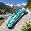 Tunafire GT-K4020 Ball Bearing Open Damascus Pocket Knife, VG10 Steel Core Colored Shell Handle Flipper Knife