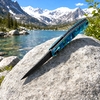 Tunafire GT-K4020 Ball Bearing Open Damascus Pocket Knife, VG10 Steel Core Colored Shell Handle Flipper Knife